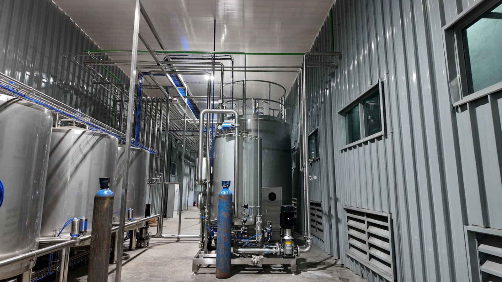 Water treatment for bottled water
